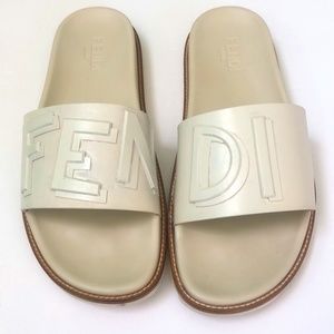 Fendi | Shoes | Fendi Mens Cream Rubber 